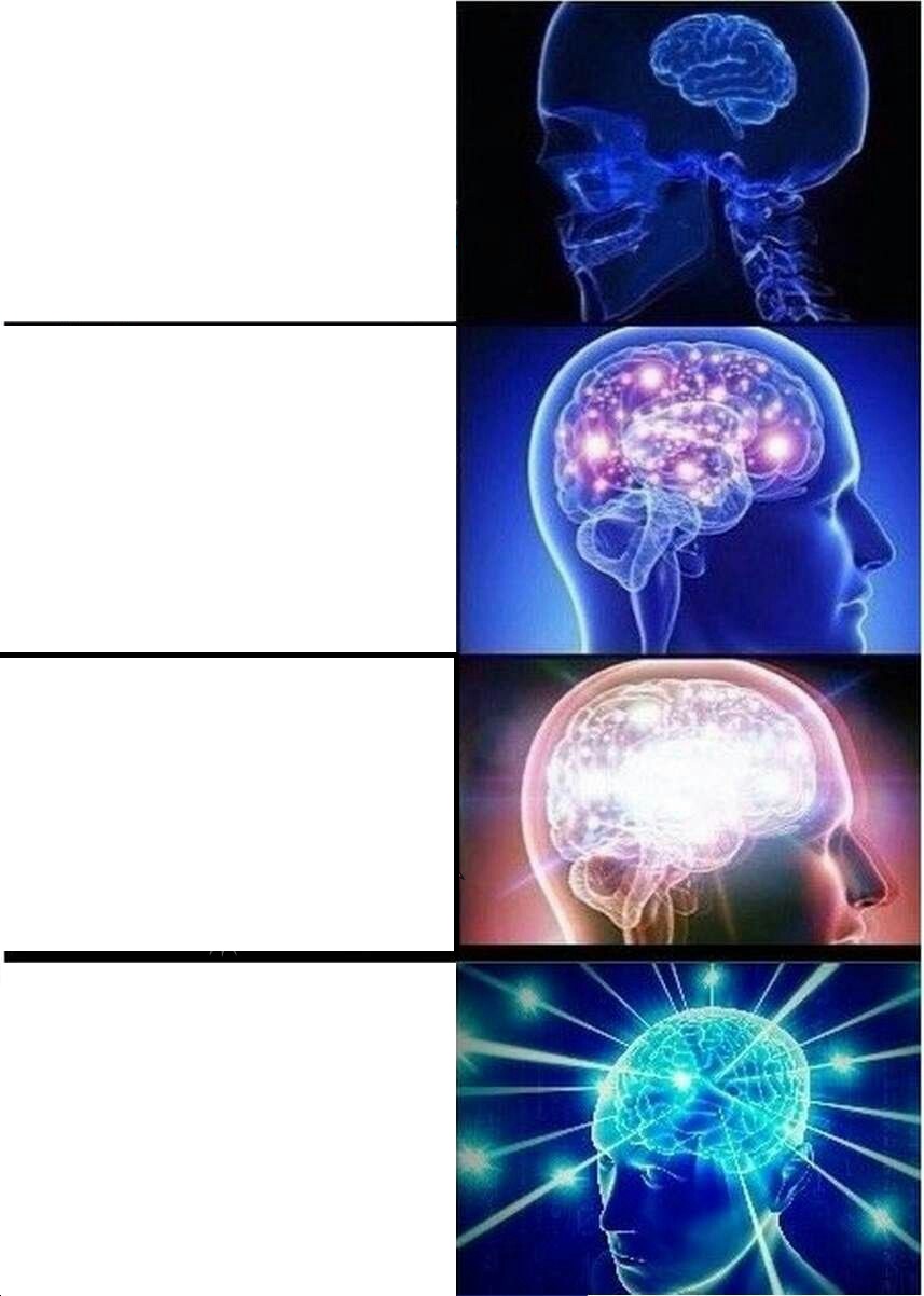 Expanding Brain meme about Rad Power Bikes
